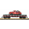Piko 38787 Wagon towarowy platforma z samochodem świąteczny , skala G
